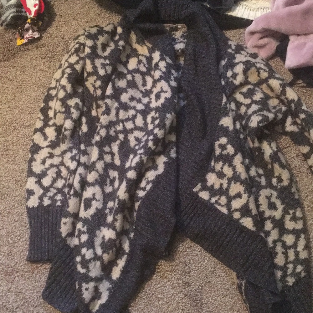 Animal print sweater!